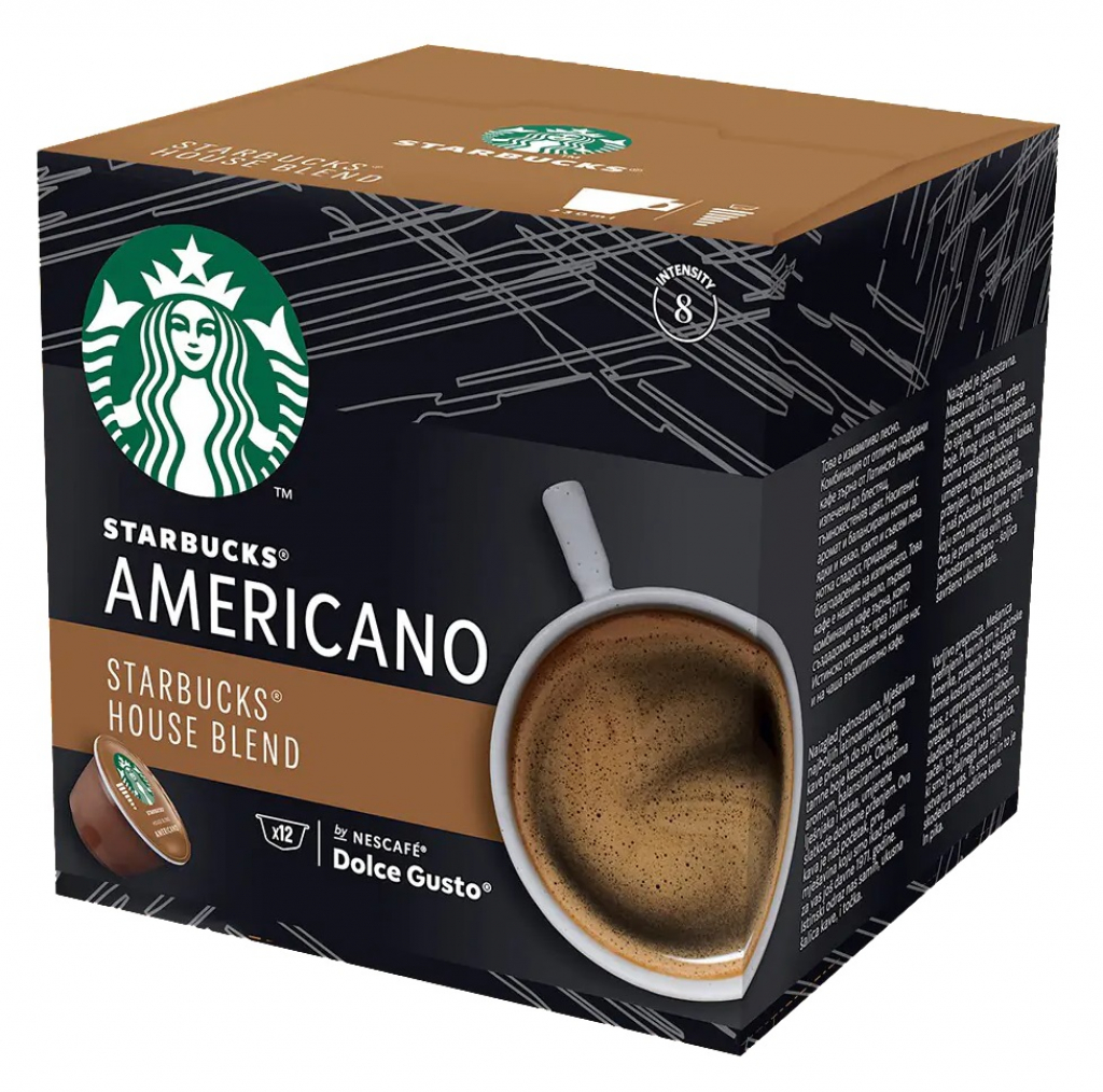 Кафе капсули STARBUCKS AMERICANO 12 напитки